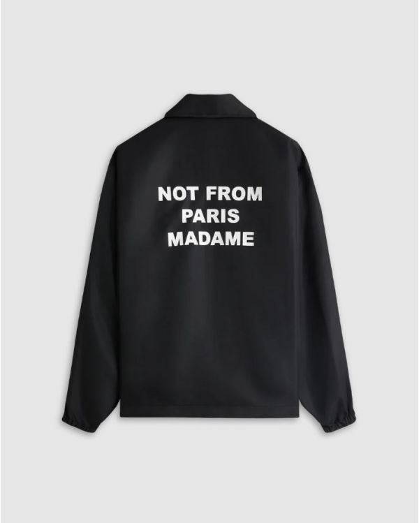 LA VESTE SLOGAN NOIR