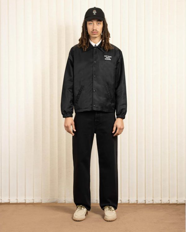 THE BLACK SLOGAN JACKET
