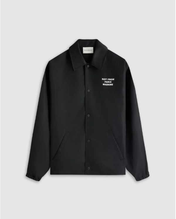 THE BLACK SLOGAN JACKET