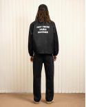 THE BLACK SLOGAN JACKET
