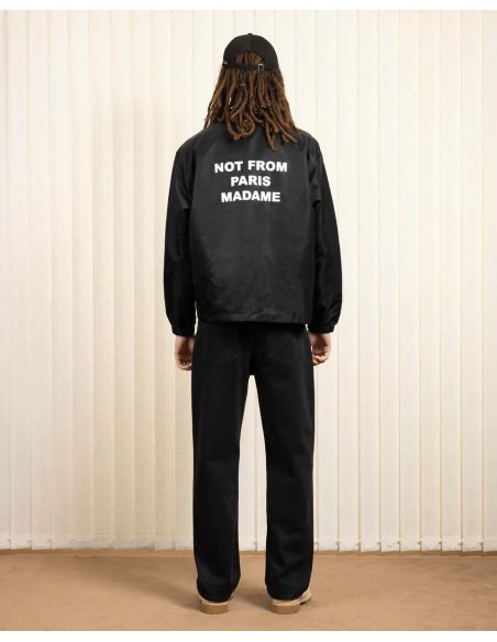 THE BLACK SLOGAN JACKET