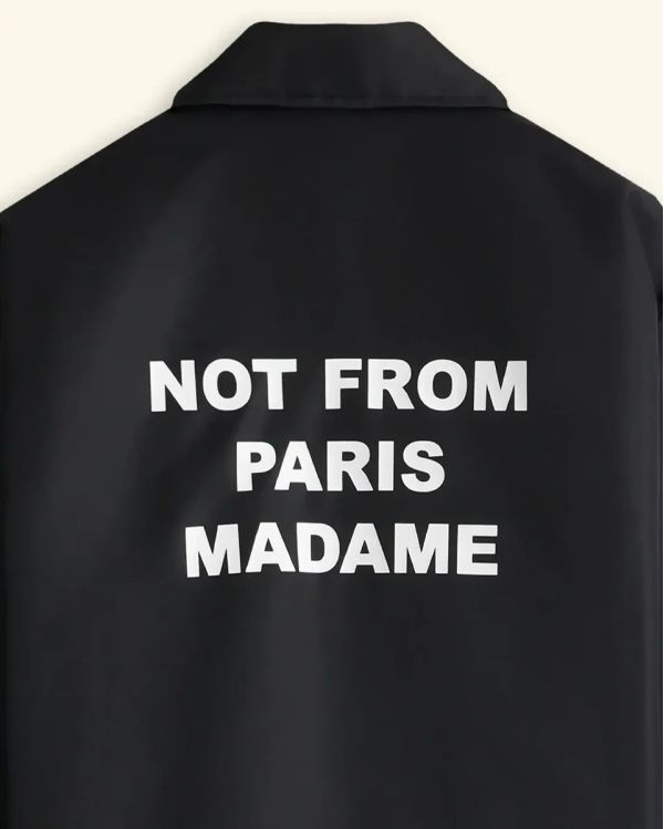THE BLACK SLOGAN JACKET