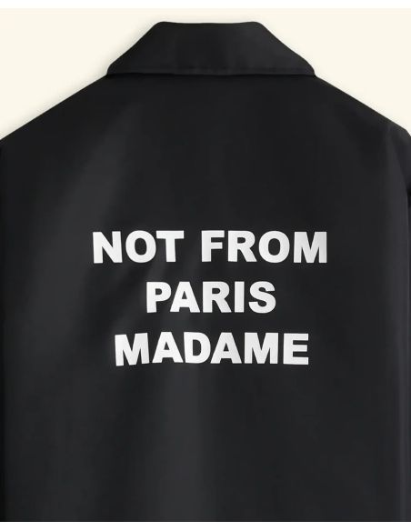 LA VESTE SLOGAN NOIR