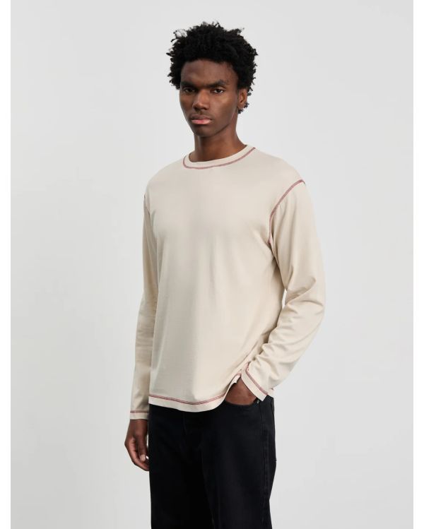 TSHIRT 3.0 GRIS ET ROUGE BRULÉ