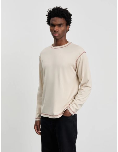 TSHIRT 3.0 GRIS ET ROUGE BRULÉ