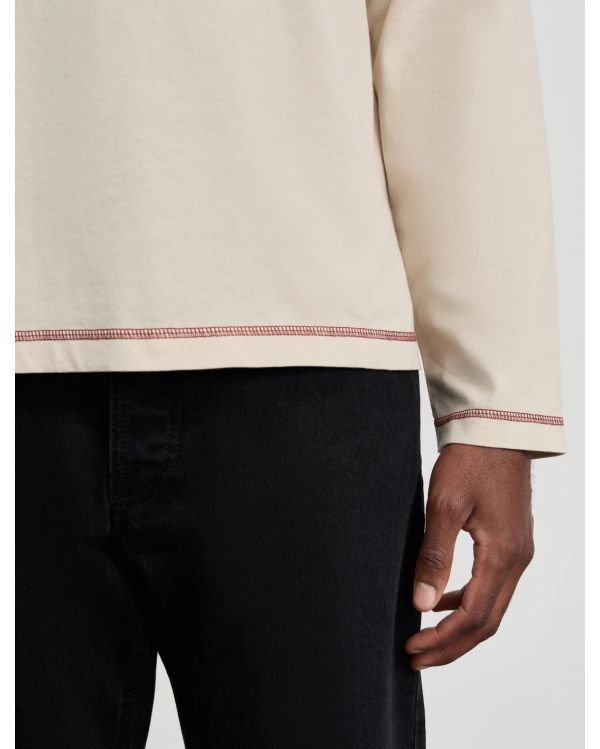 TSHIRT 3.0 GRIS ET ROUGE BRULÉ