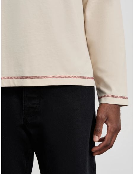 TSHIRT 3.0 GREY AND BURNT RED