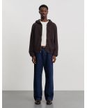 HOODIE ZIPPÉ 1.0 BRUN FONCÉ