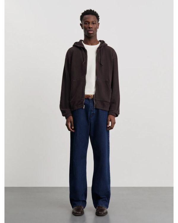 HOODIE ZIPPÉ 1.0 BRUN FONCÉ 2