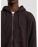 ZIP HOODIE 1.0 DARK BROWN