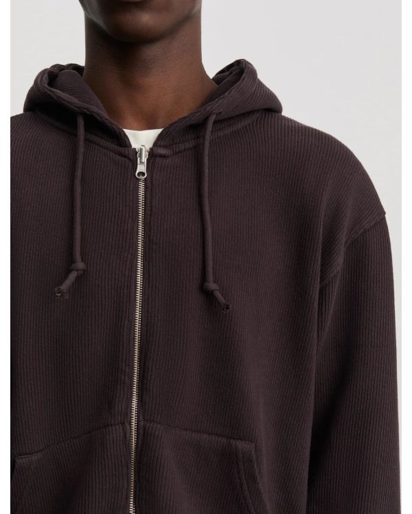 ZIP HOODIE 1.0 DARK BROWN