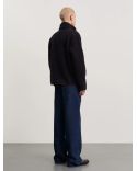 VESTE POLAIRE 1.0 BLEU MARINE ET MARRON