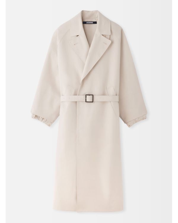 THE OFF-WHITE TRAPEZI TRENCH COAT