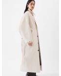THE OFF-WHITE TRAPEZI TRENCH COAT