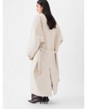 LE TRENCH TRAPEZI BLANC CASSÉ
