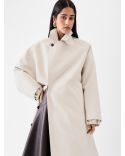 THE OFF-WHITE TRAPEZI TRENCH COAT