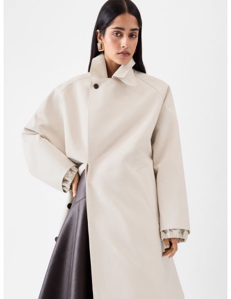 THE OFF-WHITE TRAPEZI TRENCH COAT