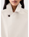LE TRENCH TRAPEZI BLANC CASSÉ