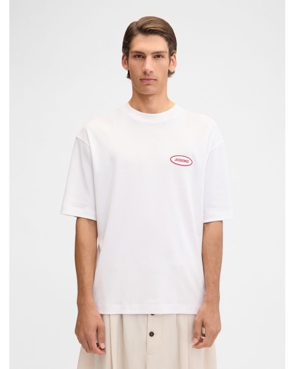 LE TSHIRT STAZIONE STATION PATCH BLANC