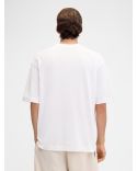 THE STAZIONE STATION PATCH WHITE TSHIRT