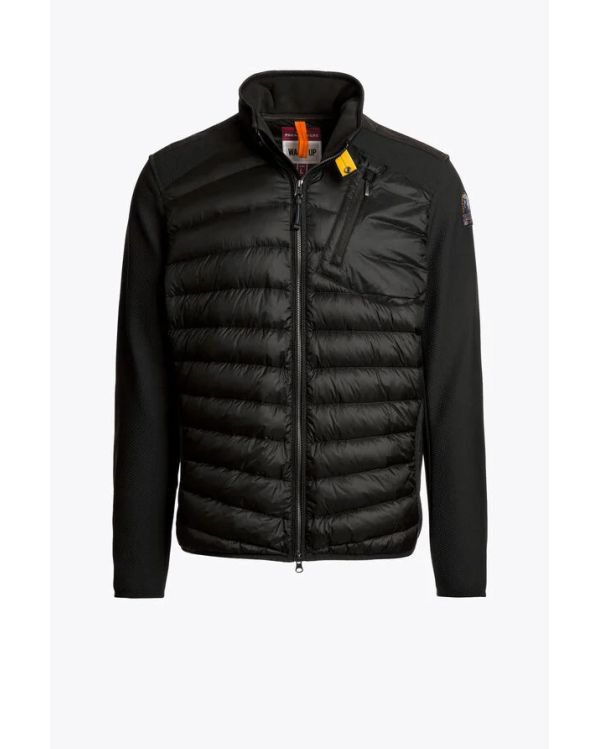 VESTE HYBRIDE EN NYLON POLAIRE JAYDEN HOMME NOIR