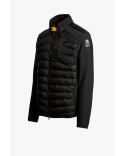 JAYDEN MAN FLEECE NYLON HYBRID JACKET BLACK