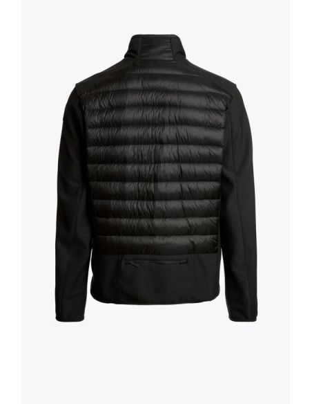 JAYDEN MAN FLEECE NYLON HYBRID JACKET BLACK