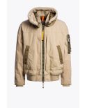 VESTE BOMBER À CAPUCHE GOLD B. HOMME BEIGE SUNKISSED EARTH
