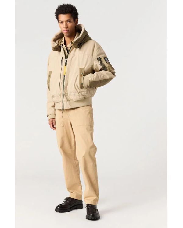 GOLD B. MAN HOODED DOWN BOMBER SUNKISSED EARTH 2