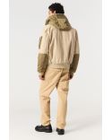 VESTE BOMBER À CAPUCHE GOLD B. HOMME BEIGE SUNKISSED EARTH