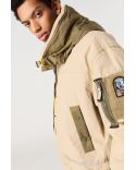 GOLD B. MAN HOODED DOWN BOMBER SUNKISSED EARTH