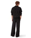 VESTE BOMBER MONOGRAM JACQUARD NOIR