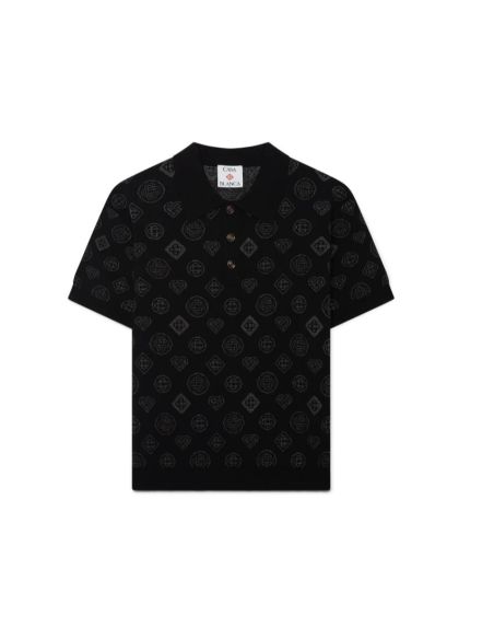 POLO MONOGRAM JACQUARD NOIR