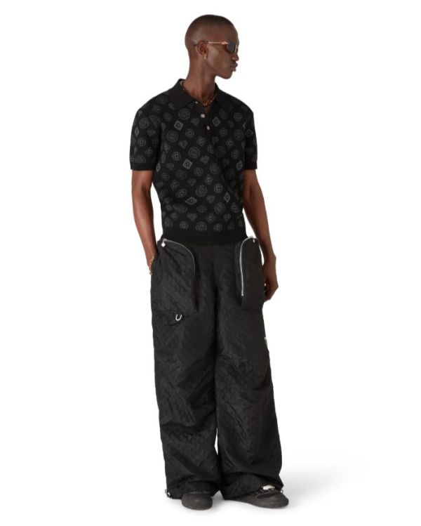 POLO MONOGRAM JACQUARD NOIR 2