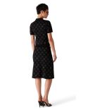 JUPE MONOGRAM JACQUARD NOIR