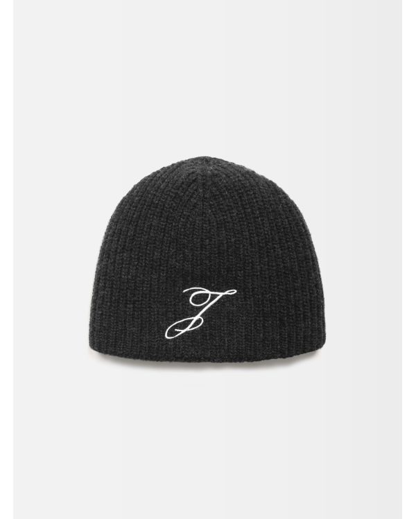 LE BONNET ESPIRAL GRIS FONCÉ