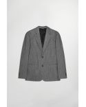BLAZER À CHEVRONS TIMO NOIR CHINÉ