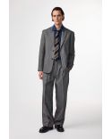 TIMO BLACK MELANGE HERRINGBONE BLAZER