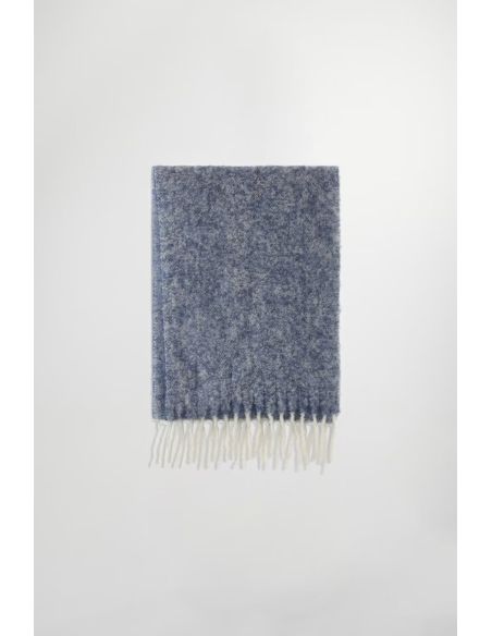 ECHARPE LAINE MÉLANGÉE TWO BLEU MULTI