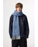 ECHARPE LAINE MÉLANGÉE TWO BLEU MULTI