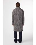 FRANCO WOOL BLEND BROWN DEMITASSE COAT