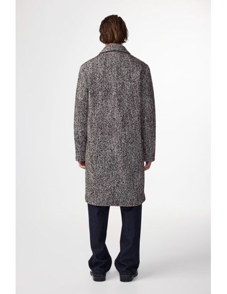 FRANCO WOOL BLEND BROWN DEMITASSE COAT