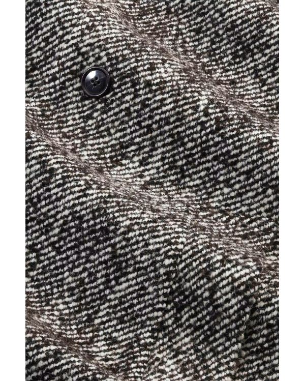 FRANCO WOOL BLEND BROWN DEMITASSE COAT