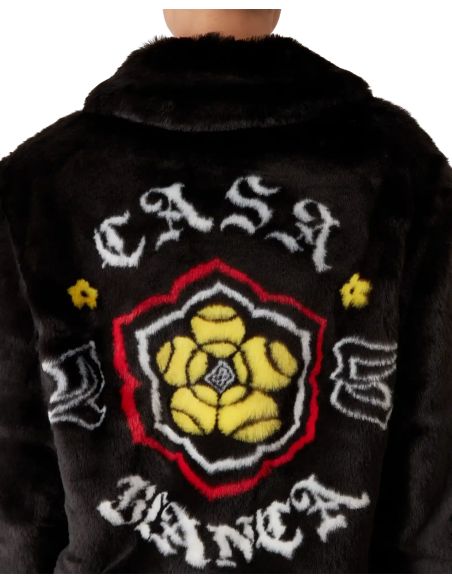 FAUX FUR JACKET BLACK