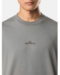 MEGACITY SKY EMBROIDERED T-SHIRT CEMENT