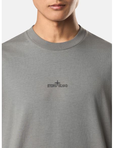 TSHIRT AVEC BRODERIE MEGACITY SKY CIMENT