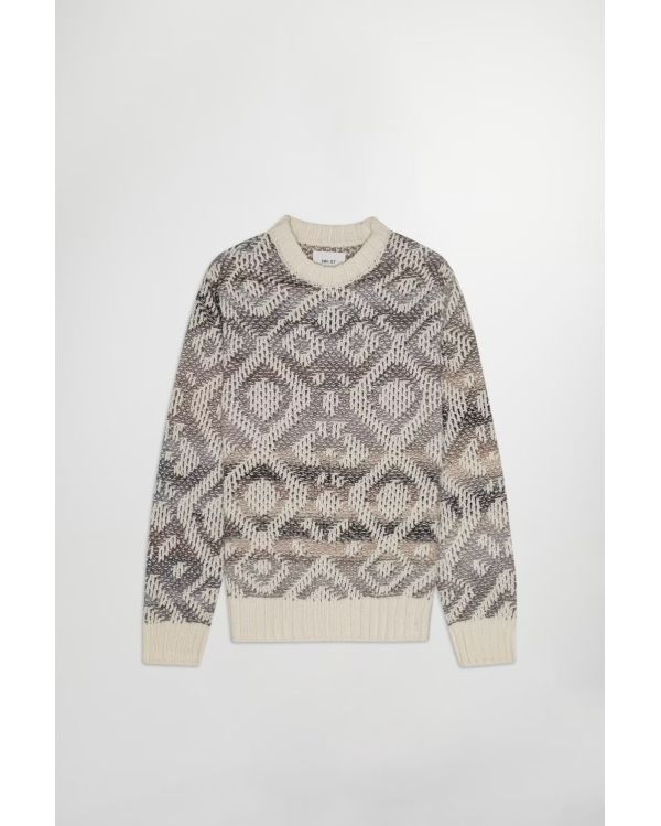 PULL JACQUARD BRADY IVOIRE
