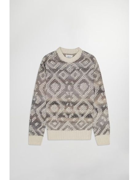 PULL JACQUARD BRADY IVOIRE
