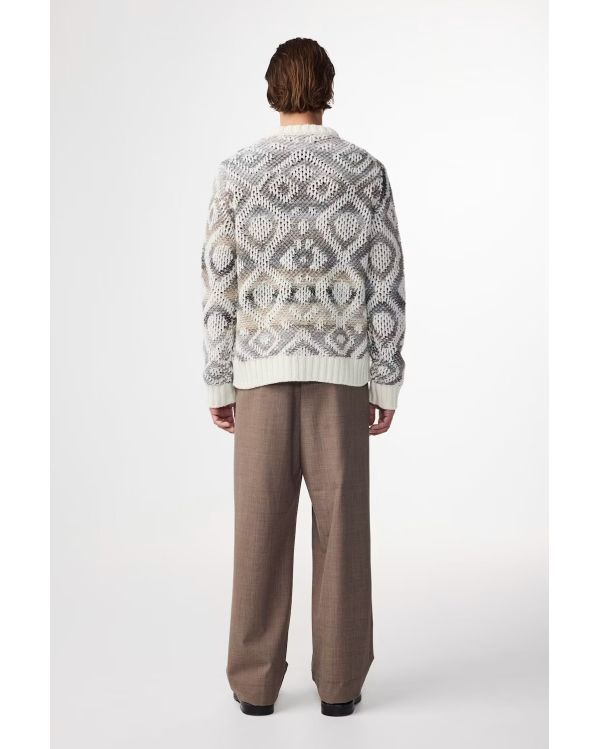 PULL JACQUARD BRADY IVOIRE