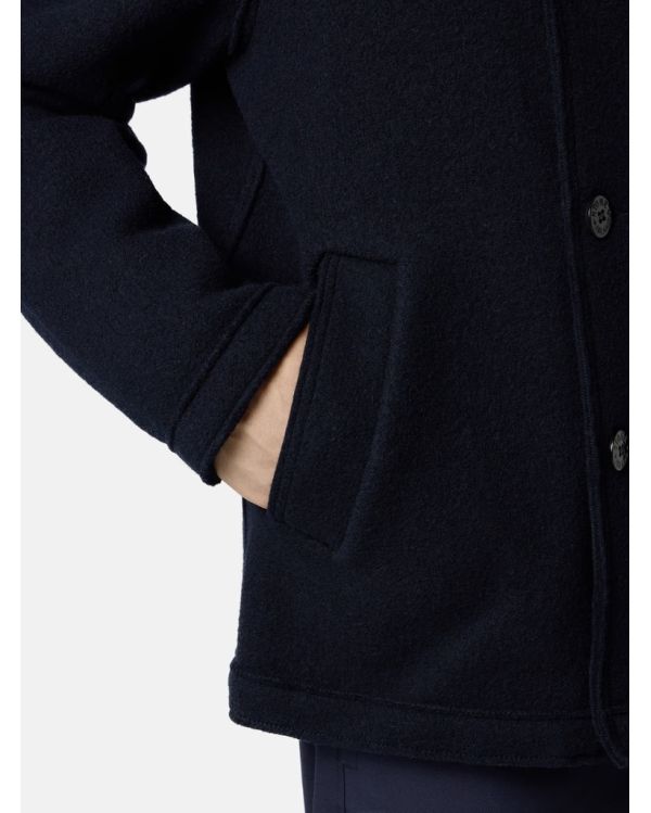 DOUBLE-BREASTED PEA COAT 5100059 NAVY